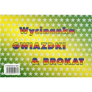 Wycinanka A4/6 Cormoran Brokatowa Gwiazdki